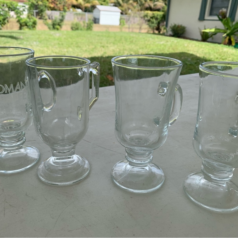 Iris coffee mugs set of 4